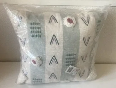 Anthropologie Lace Medallion Decorative Pillow image 3