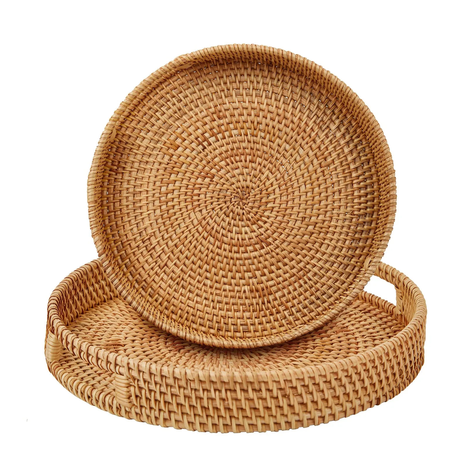 CANVAS Home Woven Rattan Serving Tray image 2