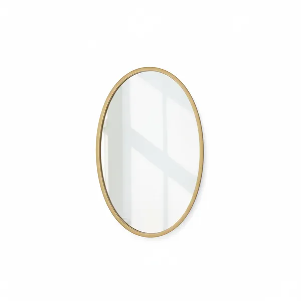 Crate & Barrel Allure Oval Wall Mirror
