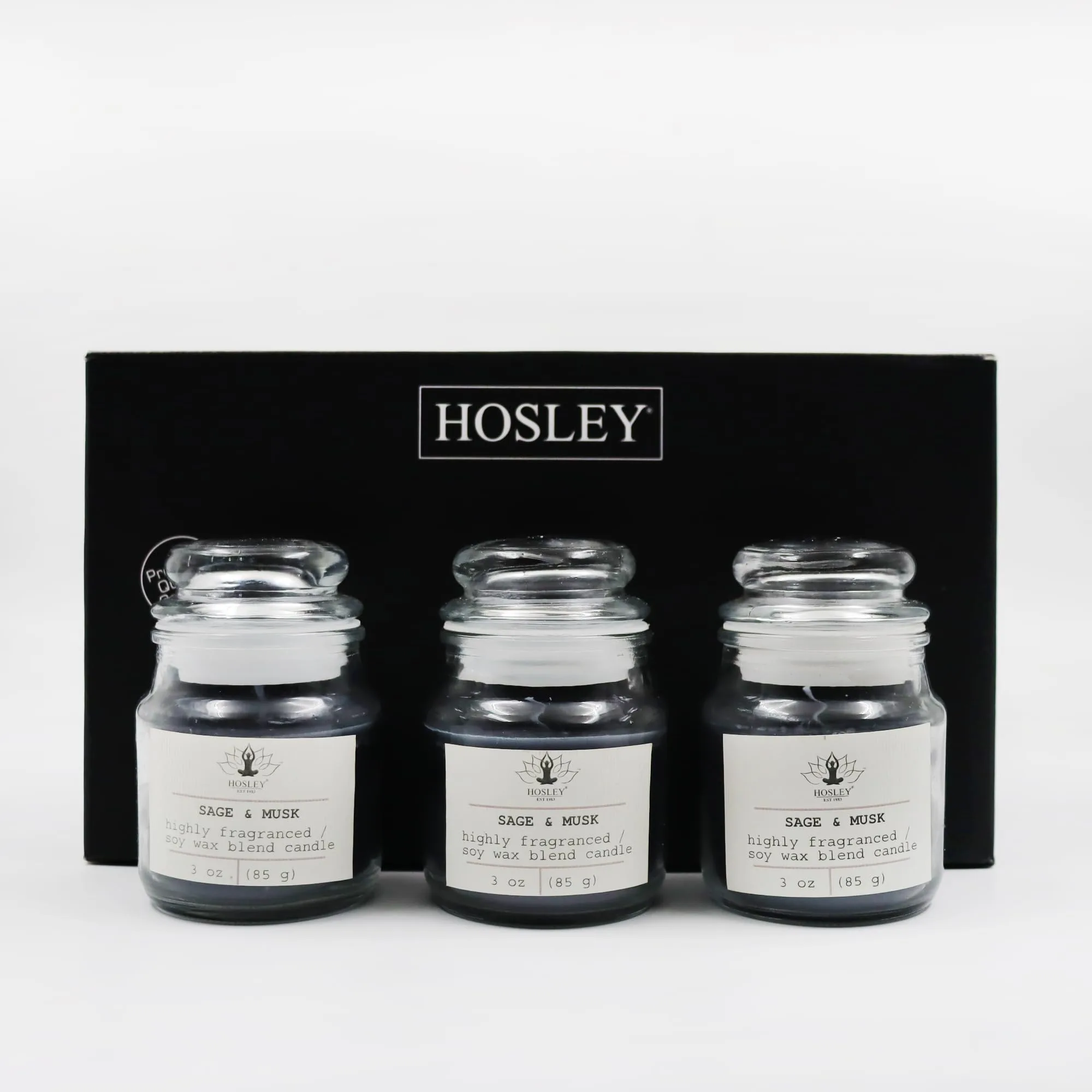 Hosley Aromatherapy Jar Candle Lavender image 2