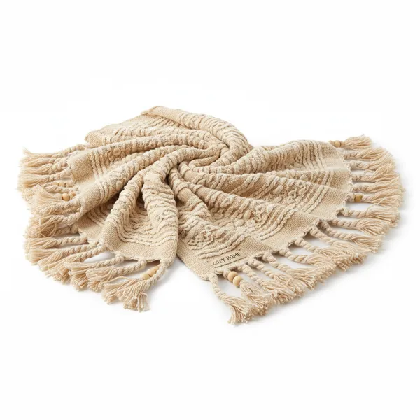 Lulu and Georgia Woven Cotton Throw Blanket