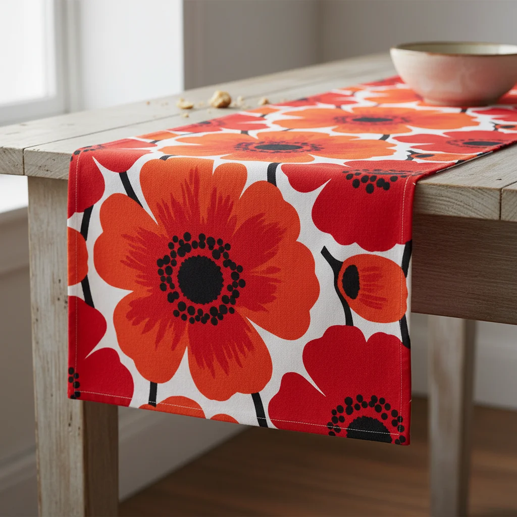 Marimekko Unikko Table Runner