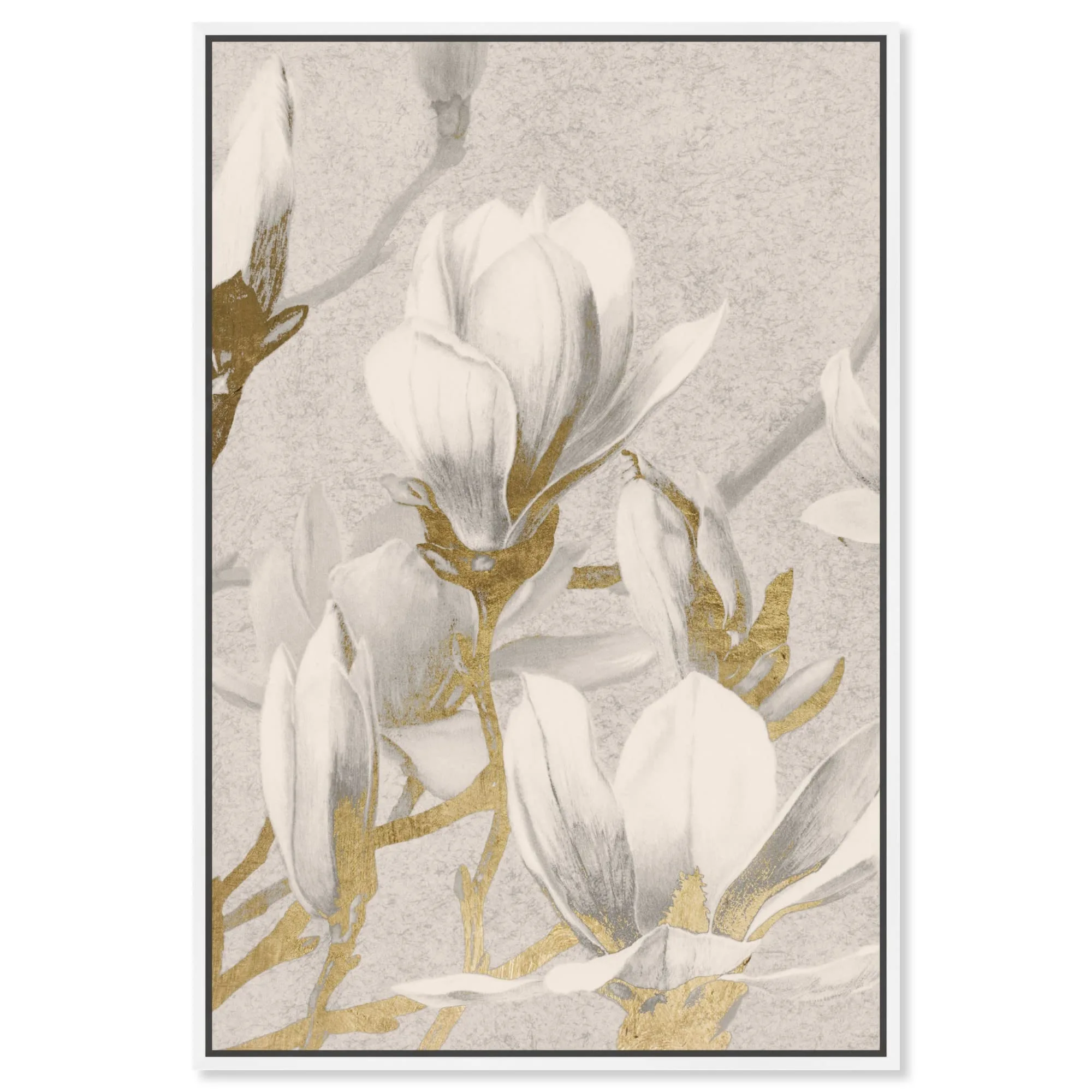 Oliver Gal Floral Happiness Framed Canvas Wall Art image 2