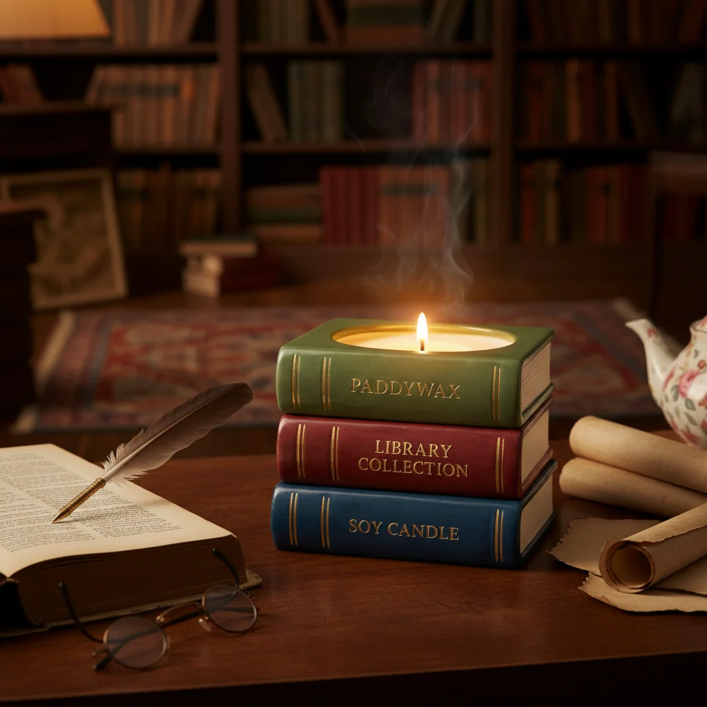 Paddywax Library Collection Soy Candle Library