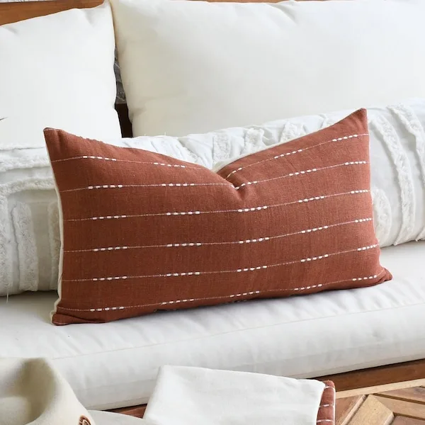 Pottery Barn Printed Oversized Lumbar Pillow image 3