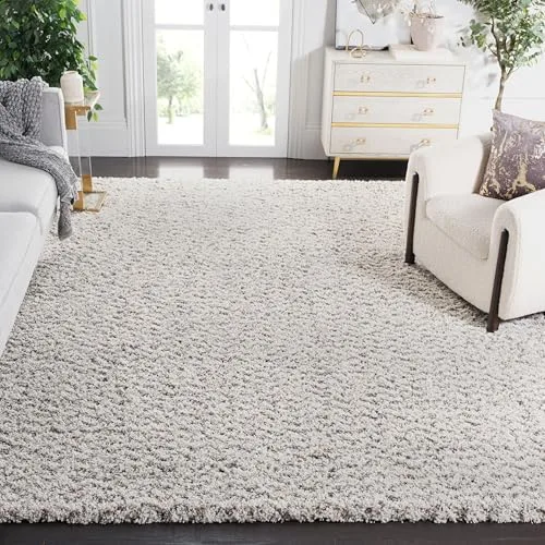 Safavieh Hudson Shag Collection Ivory Area Rug image 2