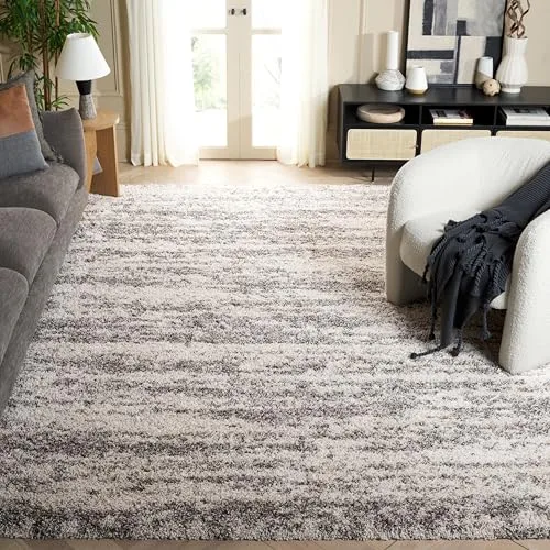 Safavieh Hudson Shag Collection Ivory Area Rug image 3