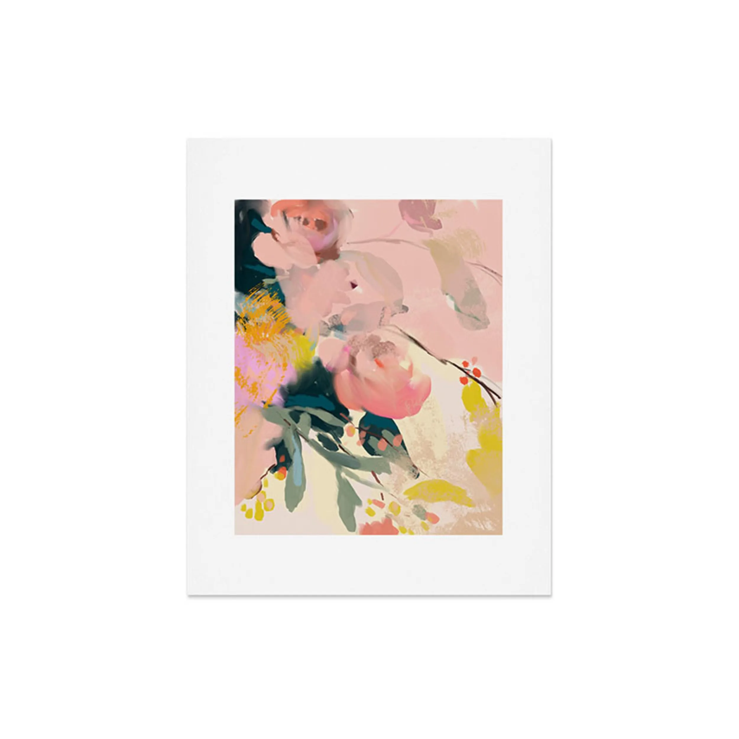 Society6 Abstract Botanical Wall Art Print image 3