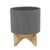 Terrain Matte Speckled Ceramic Planter Large image 3