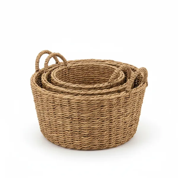 Threshold Woven Seagrass Basket Set of 3