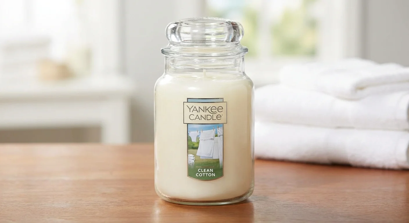 Yankee Candle Large Jar Candle Clean Cotton