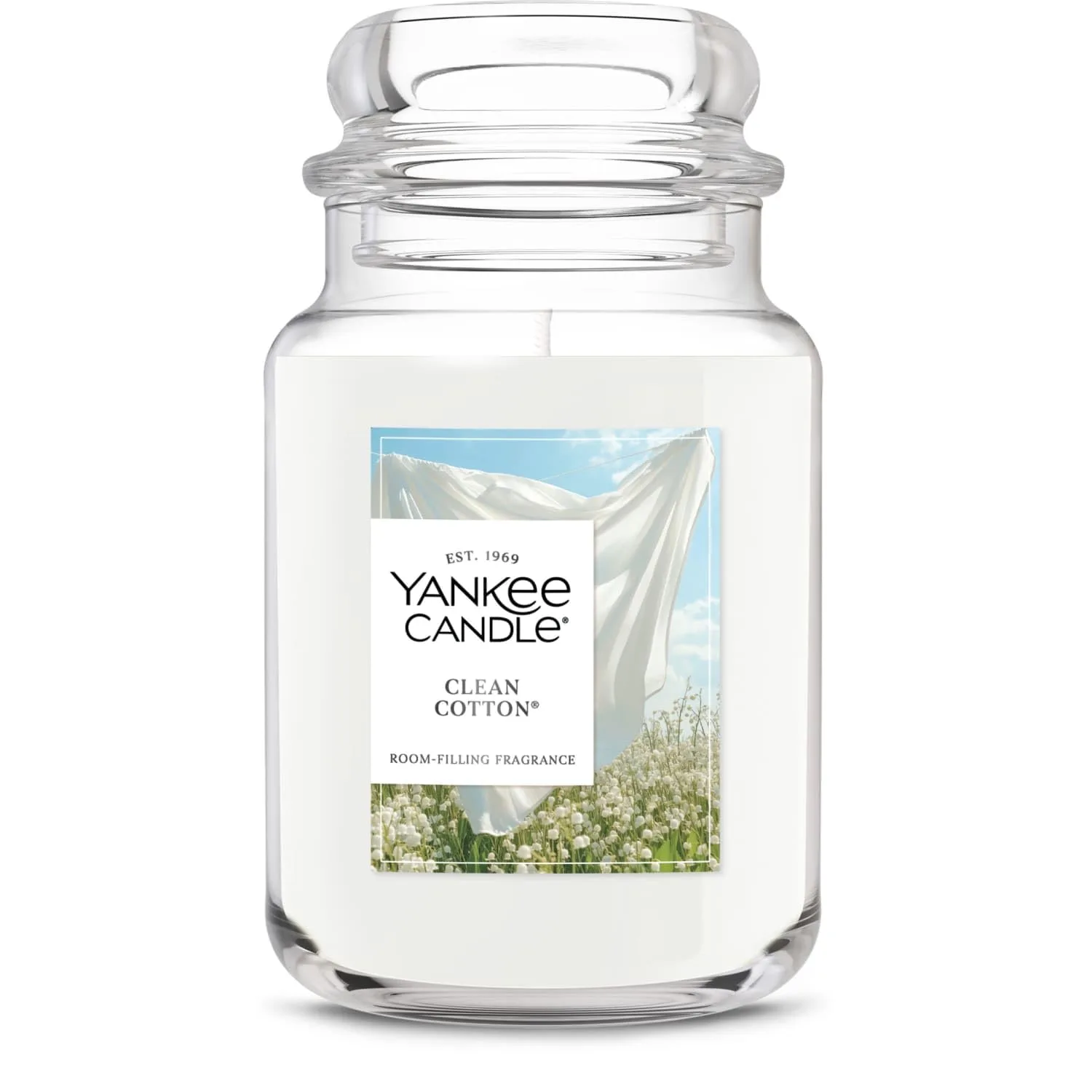 Yankee Candle Large Jar Candle Clean Cotton image 2